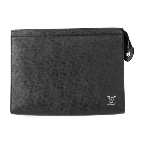 2409061001004 1 Louis Vuitton Pochette Voyage Bag Black