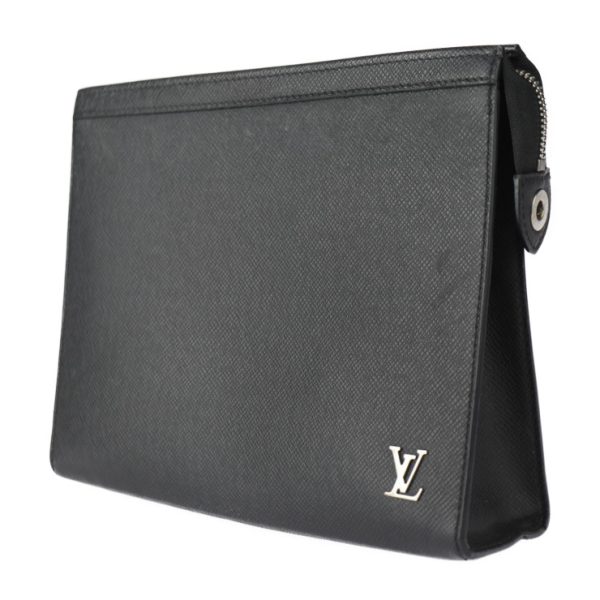 2409061001004 2 Louis Vuitton Pochette Voyage Bag Black