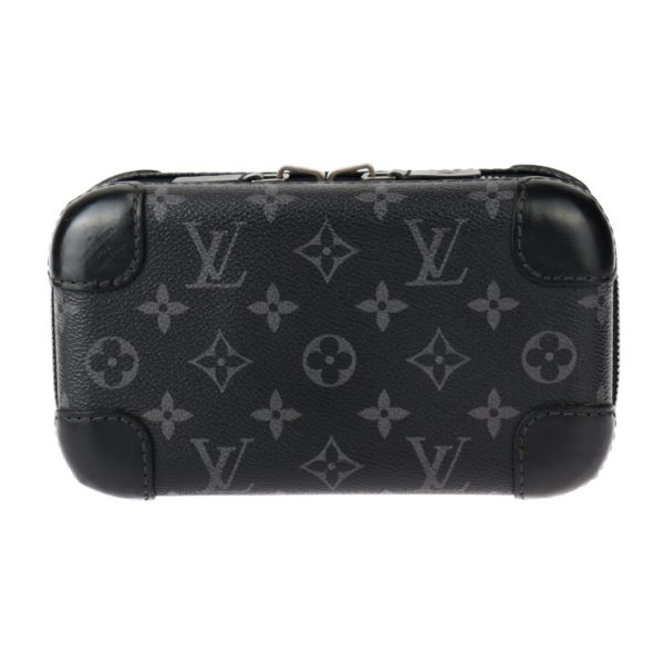 2410063007052 2 Louis Vuitton Clutch Shoulder Bag Black Gray