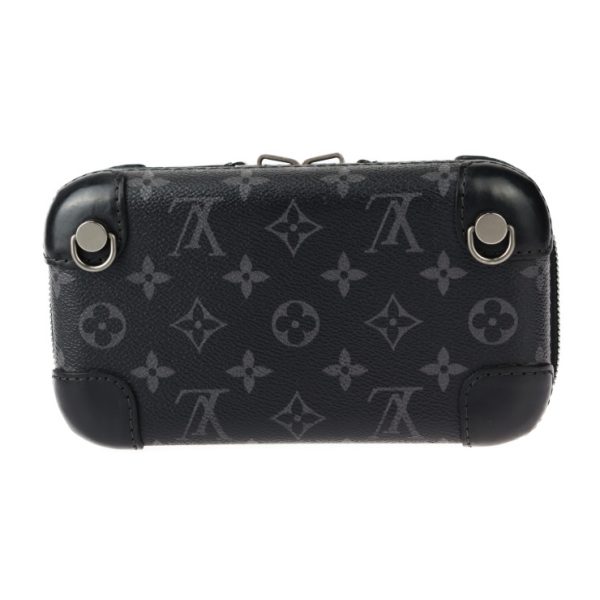 2410063007052 4 Louis Vuitton Clutch Shoulder Bag Black Gray