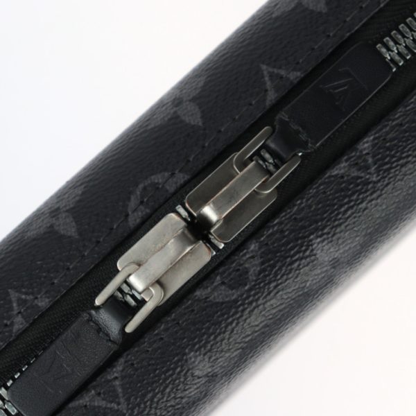 2410063007052 8 Louis Vuitton Clutch Shoulder Bag Black Gray