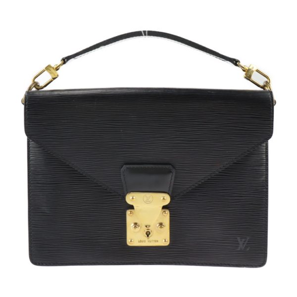 2411013007024 2 Louis Vuitton Bifas Epi Handbag Leather Black