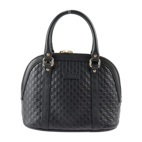 2411013007026 2 Gucci Micro Guccisima Handbag Leather Black