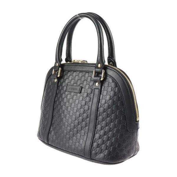 2411013007026 3 Gucci Micro Guccisima Handbag Leather Black