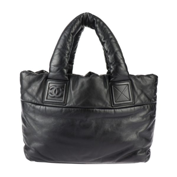 2411043010051 1 Chanel Coco Cocoon Small Tote Handbag Black