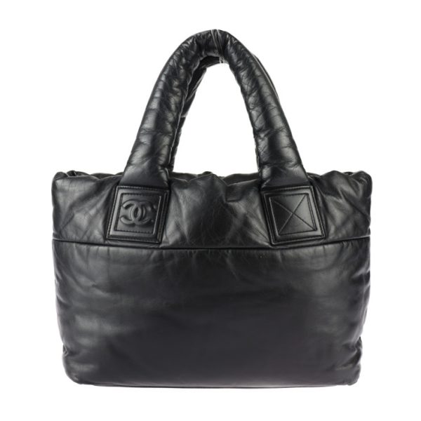 2411043010051 3 Chanel Coco Cocoon Small Tote Handbag Black