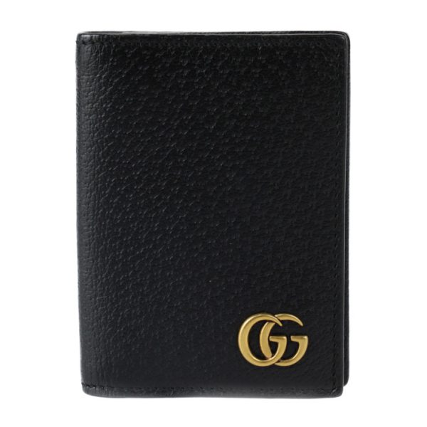 2411053008053 1 Gucci GG Marmont Card Case Leather Black