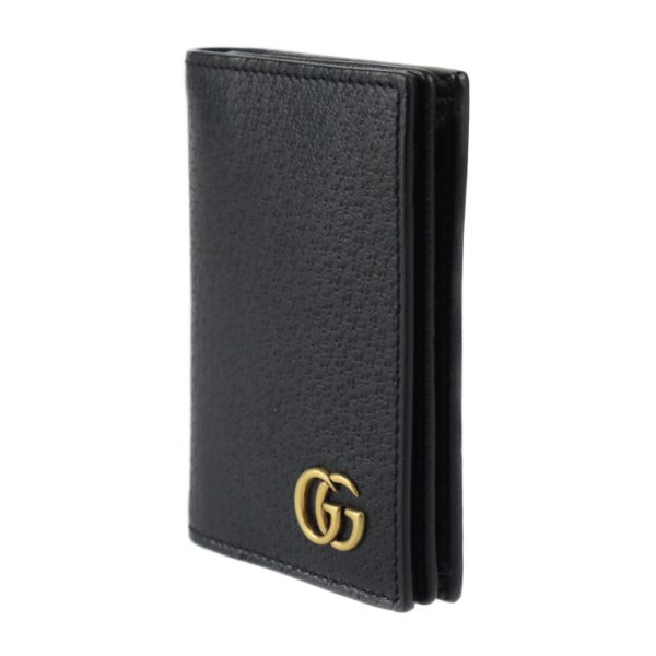 2411053008053 2 Gucci GG Marmont Card Case Leather Black