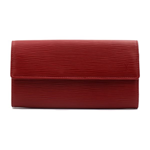 2413023001069 1 Louis Vuitton Portefeuille Sarah Long Wallet Ruby