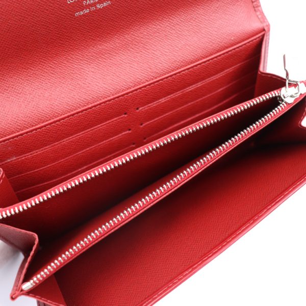 2413023001069 7 Louis Vuitton Portefeuille Sarah Long Wallet Ruby