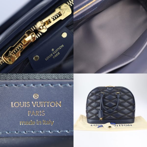 2413053007060 9 Louis Vuitton Alma GM Maltage Handbag Blue Marine