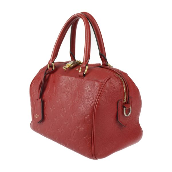 2413053007061 2 Louis Vuitton Speedy 25 Bandouliere Handbag Red