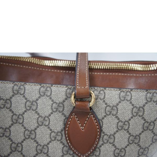 24135 10 Gucci GG Supreme Tote Bag Beige