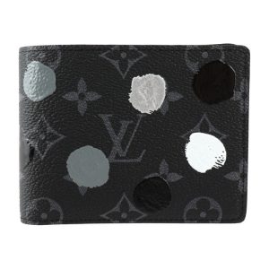 2414033007080 1 Louis Vuitton Portefeuille Pance Wallet with Money Clip Black Gray Damier Graphite