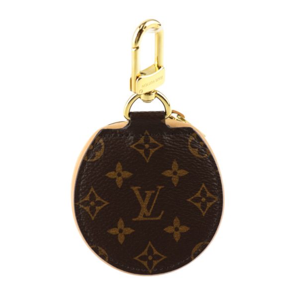 2414033007085 3 Louis Vuitton Etuy Earphone Keychain Brown