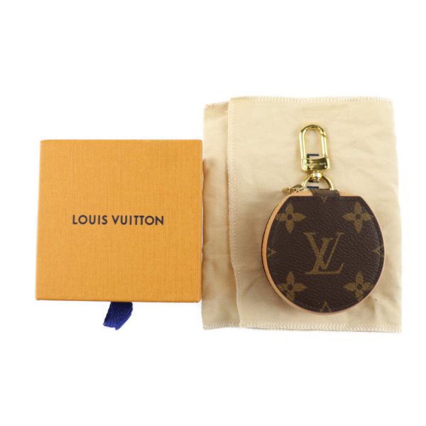 2414033007085 9 Louis Vuitton Etuy Earphone Keychain Brown