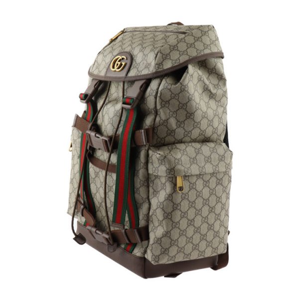 2414033007092 2 Gucci Skateboard Backpack GG Marmont Beige Brown