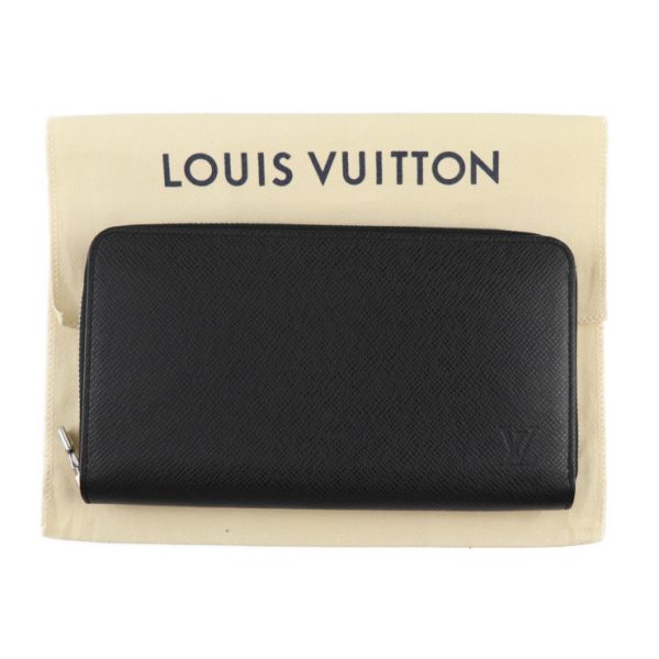 2414033010070 10 Louis Vuitton Zippy Organizer NM Long Wallet Black