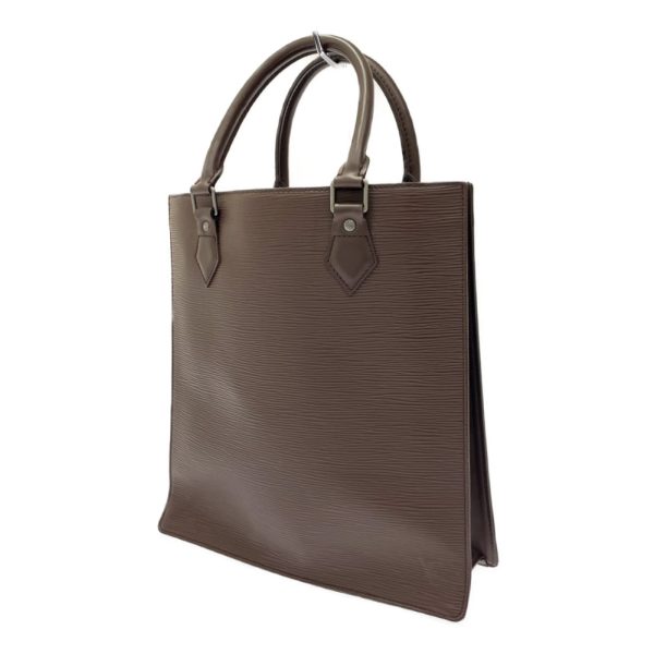 241492 3 LOUIS VUITTON Epi Leather Sac Pla PM Tote Bag Mocha