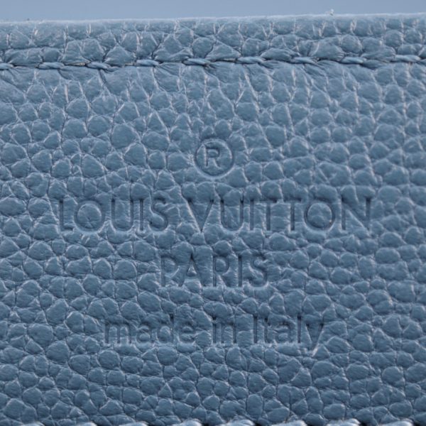 2415023010082 10 Louis Vuitton Chain Shoulder Bag Python Blue Beige