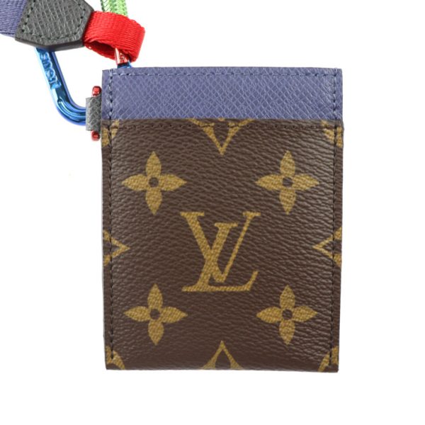 2415023010093 6 Louis Vuitton Ribbon Pouch Leather Brown Blue Red