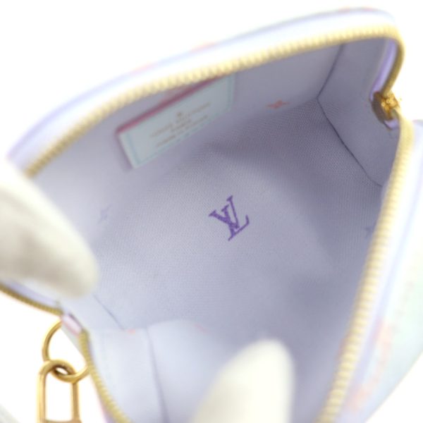 2415023010094 7 Louis Vuitton In The City Pouch Pink Purple White