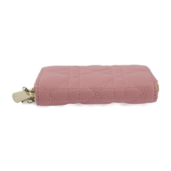 2415043007082 4 Dior Small Zip Coin Case Lambskin Coin Purse Pink