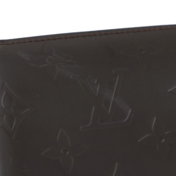 2416023001125 6 Louis Vuitton Portefeuille Glace Wallet Brown