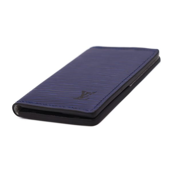 2416053007074 4 Louis Vuitton De Poche Card Case Blue Black Gray