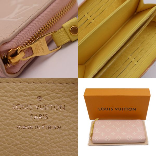 2416053007079 9 Louis Vuitton Zippy Long Wallet Beige Yellow