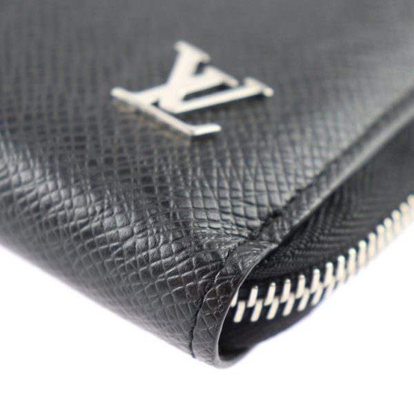 2417033008100 5 Louis Vuitton Zippy Dragonne Long Wallet Black