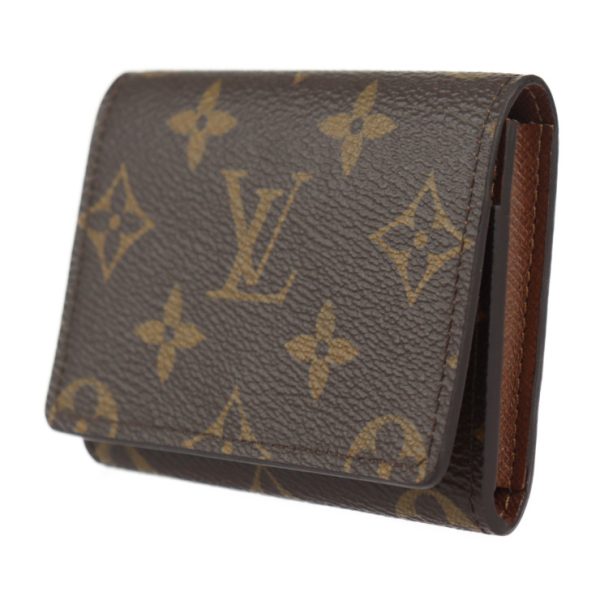 2418043007087 2 Anvelop Carte De Visite Card Case Monogram Brown