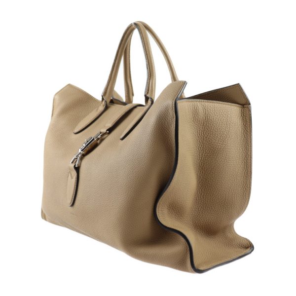 2421013008071 2 Gucci Jackie Handbag Leather Beige Tote