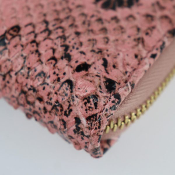 2421033007142 5 Gucci Zip Around Wallet GG Marmont Python Pink