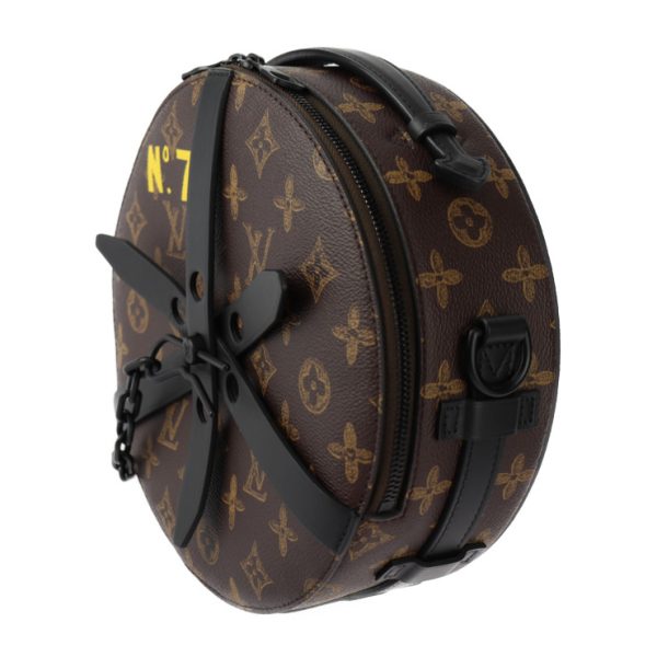 2423053007106 2 Louis Vuitton Wheel Box Handbag Brown Black