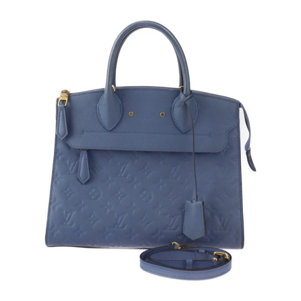 2423063008110 1 Louis Vuitton Pont Neuf MM Handbag Denim Ankle