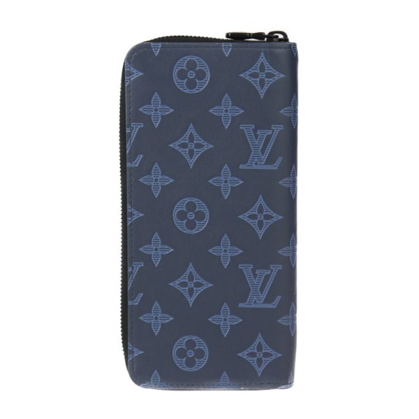 2423063008120 3 Louis Vuitton Zippy Wallet Vertical Blue Black