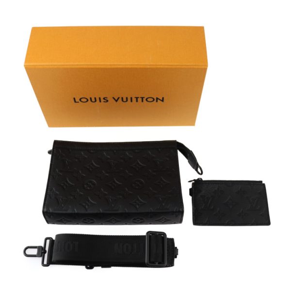 2424013007117 10 Louis Vuitton Gaston Wallet Shoulder Bag Black