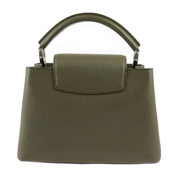 2424013010104 3 Louis Vuitton Capucines BB Handbag Khaki Green