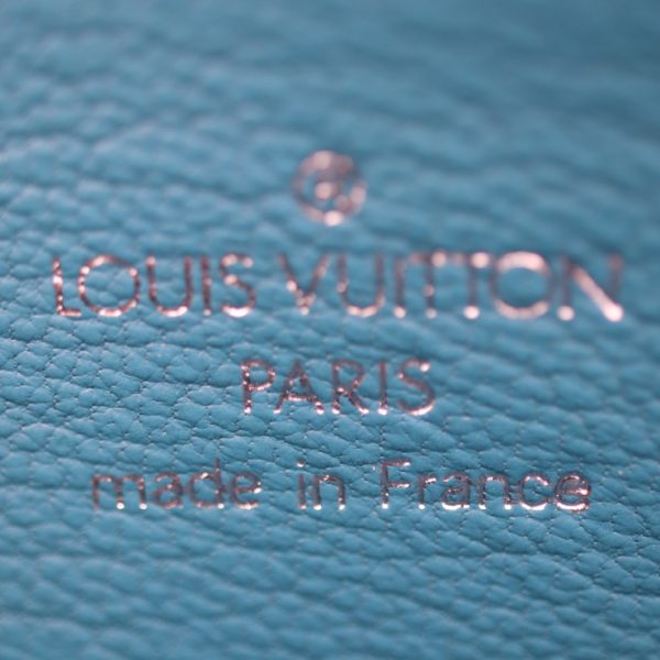 2424013010112 8 Louis Vuitton Zippy Wallet Lizard Metallized Blue