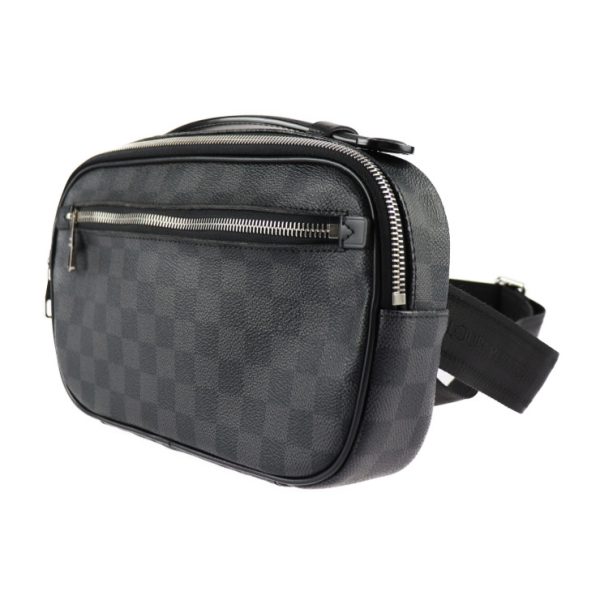 2425033007155 2 Louis Vuitton Umbrella Body Bag Damier Gray Black