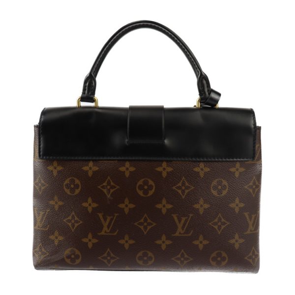 2425043007115 3 Louis Vuitton Handle Flap MM Handbag Brown Black