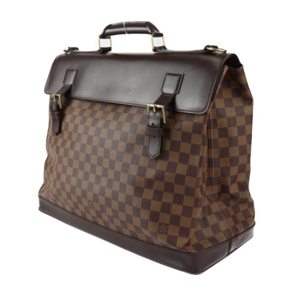 2425043010103 2 Louis Vuitton PM Boston Bag Damier Ebene Brown