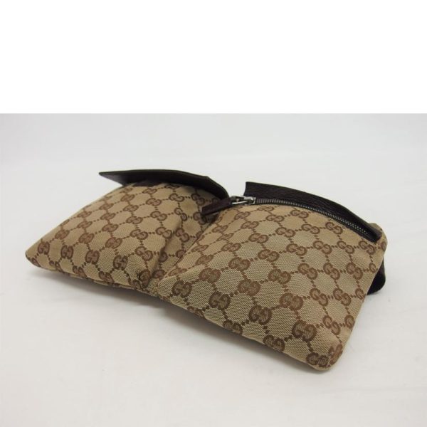 24258 3 Gucci GG Canvas Waist Bag Beige