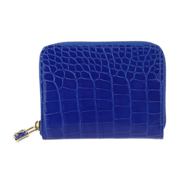 2426053008122 1 Louis Vuitton Zippy Coin Purse Case Crocodile Blue