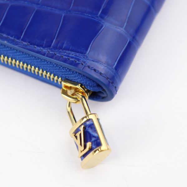 2426053008122 5 Louis Vuitton Zippy Coin Purse Case Crocodile Blue