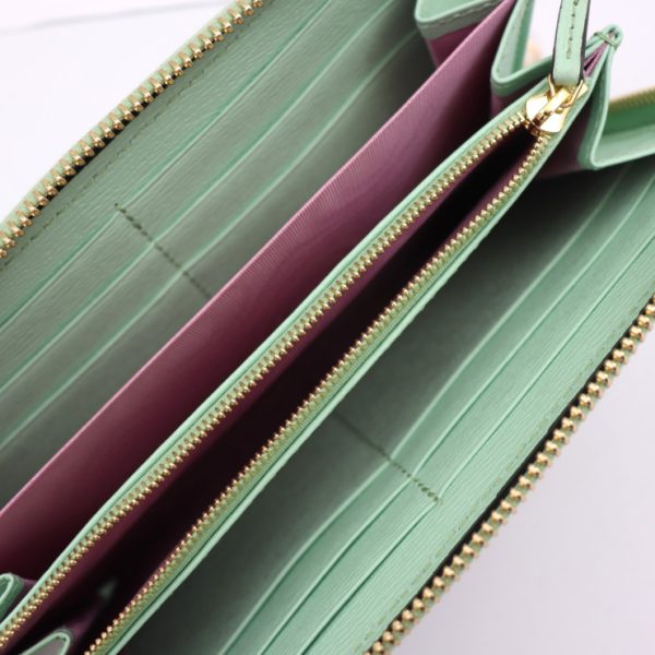 2426053008126 6 Gucci Zip Around Long Wallet Leather Green