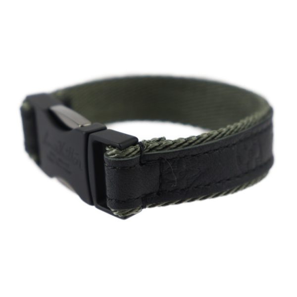 2427053001133 2 Louis Vuitton Bracelet Fast Clip Black Khaki Green