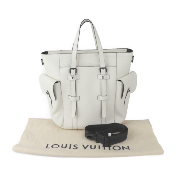 2427053007139 10 Louis Vuitton Christopher Tote Bag White Black