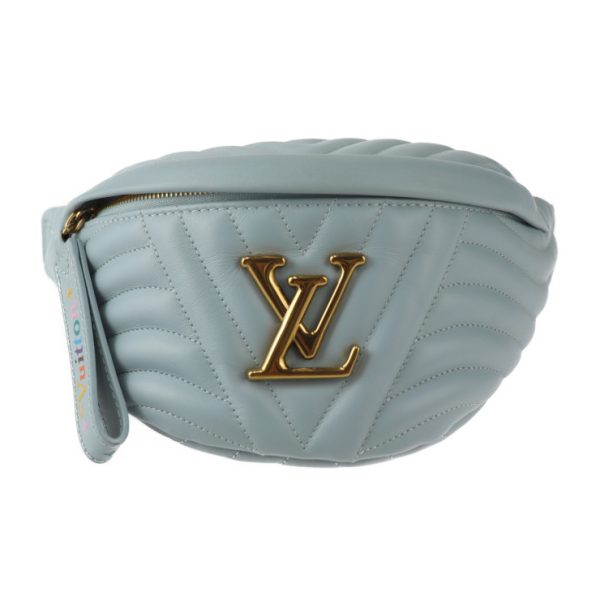 2430053007150 1 Louis Vuitton Wave Bum Waist Bag Smooth Light Blue